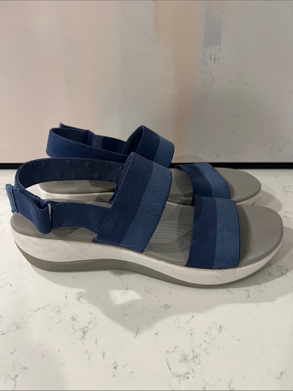 Clarks Women's Arla Jacory Wedge Sandal Size 8.5 - Picture 11 of 16
